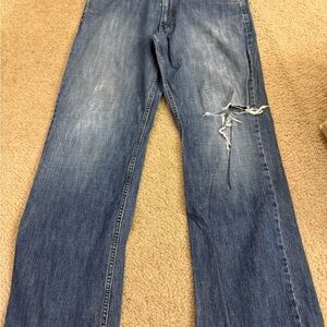 Dockers Men's Straight Blue Jeans